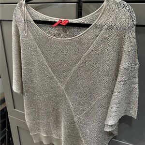 Elegant tan Women's Sweater with sequins